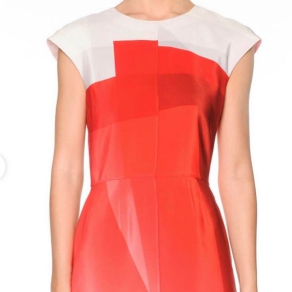 Vince Camuto Dresses & Skirts - Vince Camuto sunrise pomegranate dress!